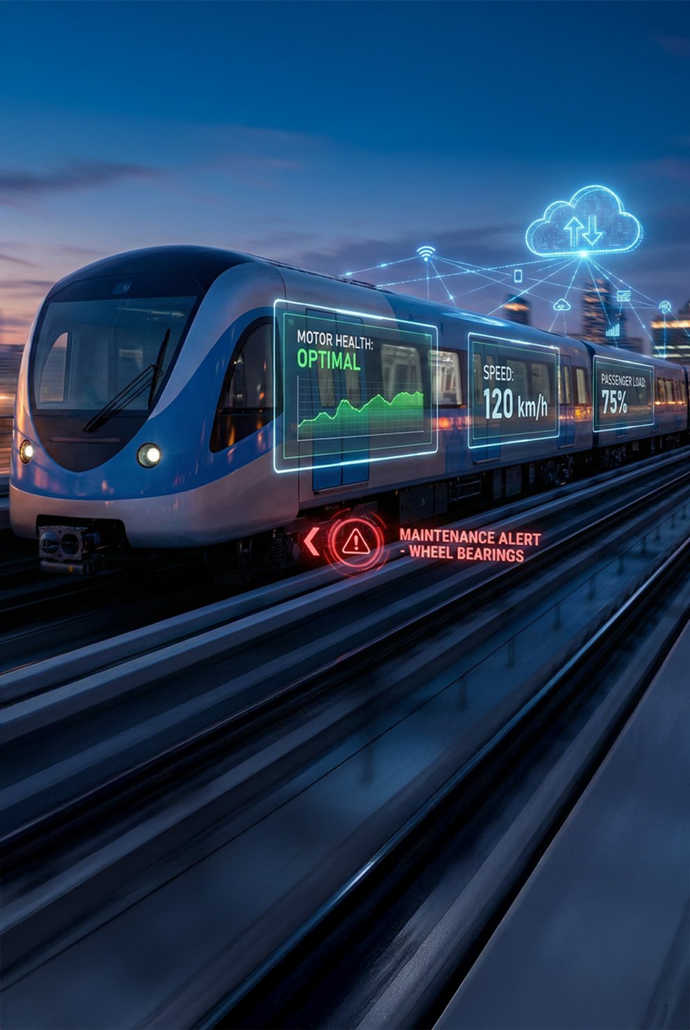 Cloud-basiertes Fleet-Intelligence-System für Eisenbahnnetze
